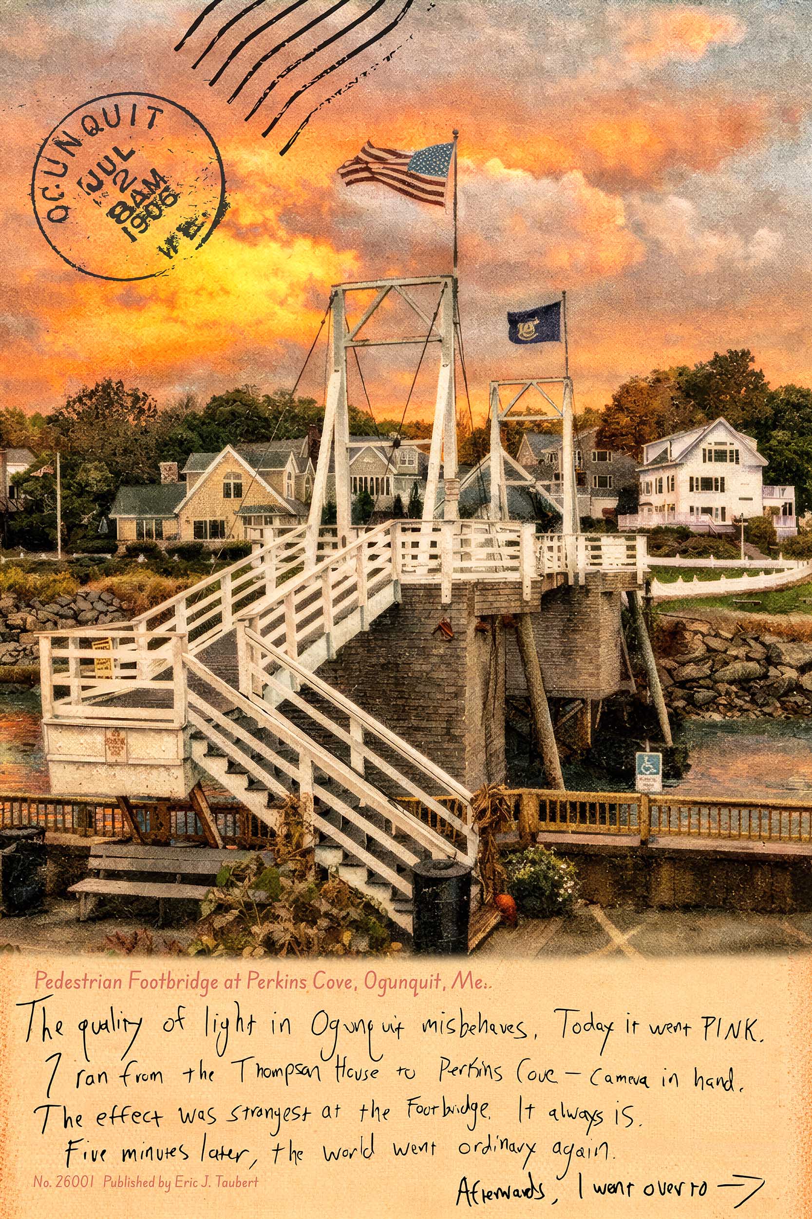 Eric J. Taubert Postcard from Perkins Cove, Ogunquit, Maine 2026